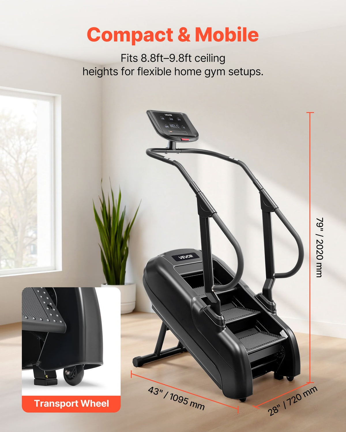Stair Stepper Machine Continuous Climbing Exercise Cardio Lower Body Workouts