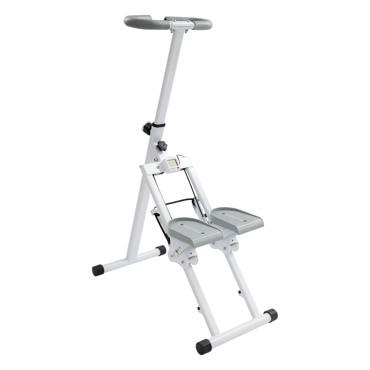 Adjustable Stair Stepper, Foldable Vertical Stair Climber for Full-Body Workout, 1.2Mm Thick Stair Stepper for Home Gym
